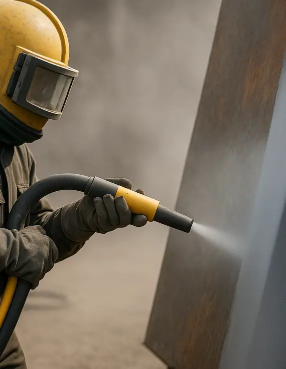 Homokszórás fém-, fa- és kőfelületekhez Homokszórás fém-, fa- és kőfelületekhez